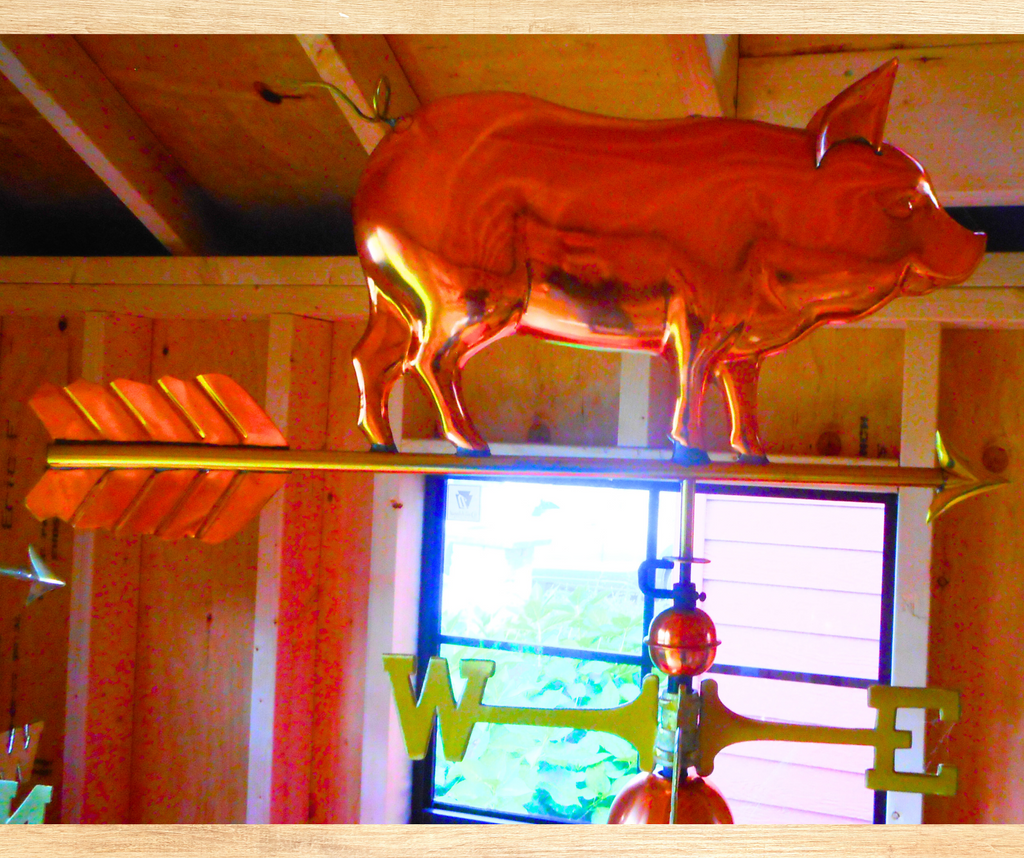 COUNTRY PIG WEATHERVANE - Garden Time