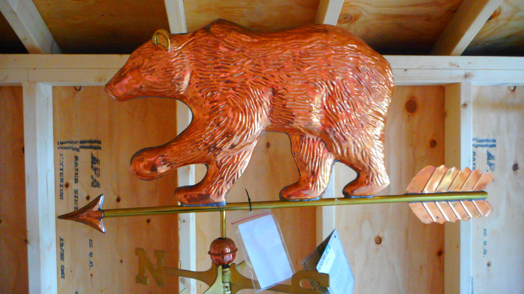 BEAR WEATHERVANE WITH ARROW - Garden Time