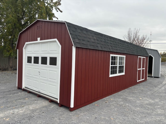 14' X 30' DURATEMP DALTON GARAGE -RED - Garden Time