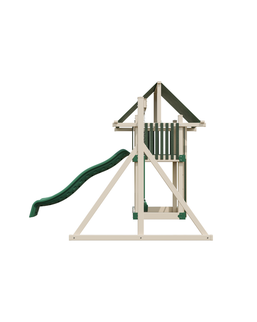 DIY PLAYSET KIT - MOD 44 GREEN & ALMOND - Garden Time