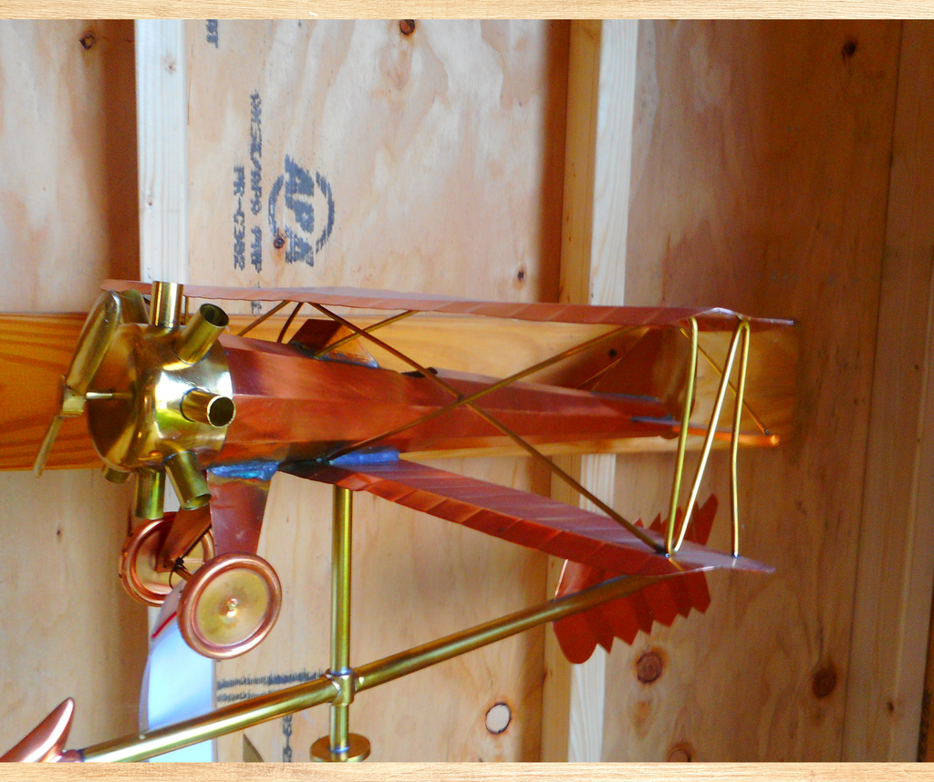 BIPLANE WEATHERVANE - Garden Time